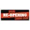 Signmission Grand Re-Opening Coming Soon Banner Concession Stand Food Truck Single Sided B-30076 - alternate 1